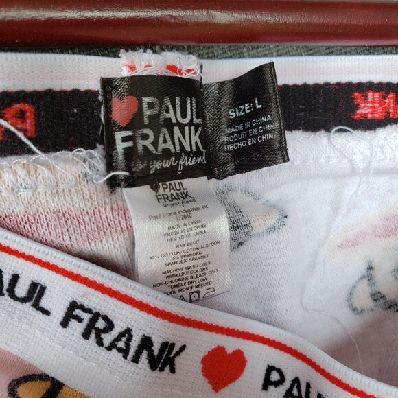 EUC PAUL FRANK cozy pajama set (L) vibrant pink / black / red - Picture 5 of 6